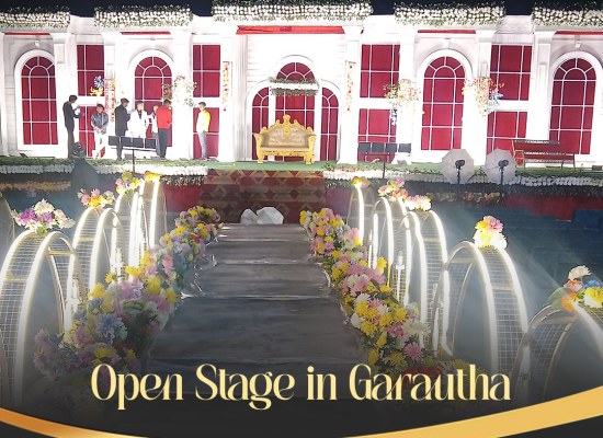 Smooth Event Hosting with an Open Stage in Garautha